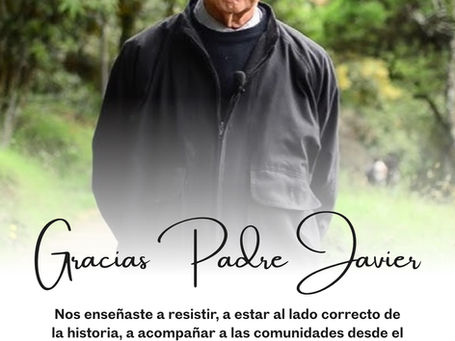Gracias Padre Javier
