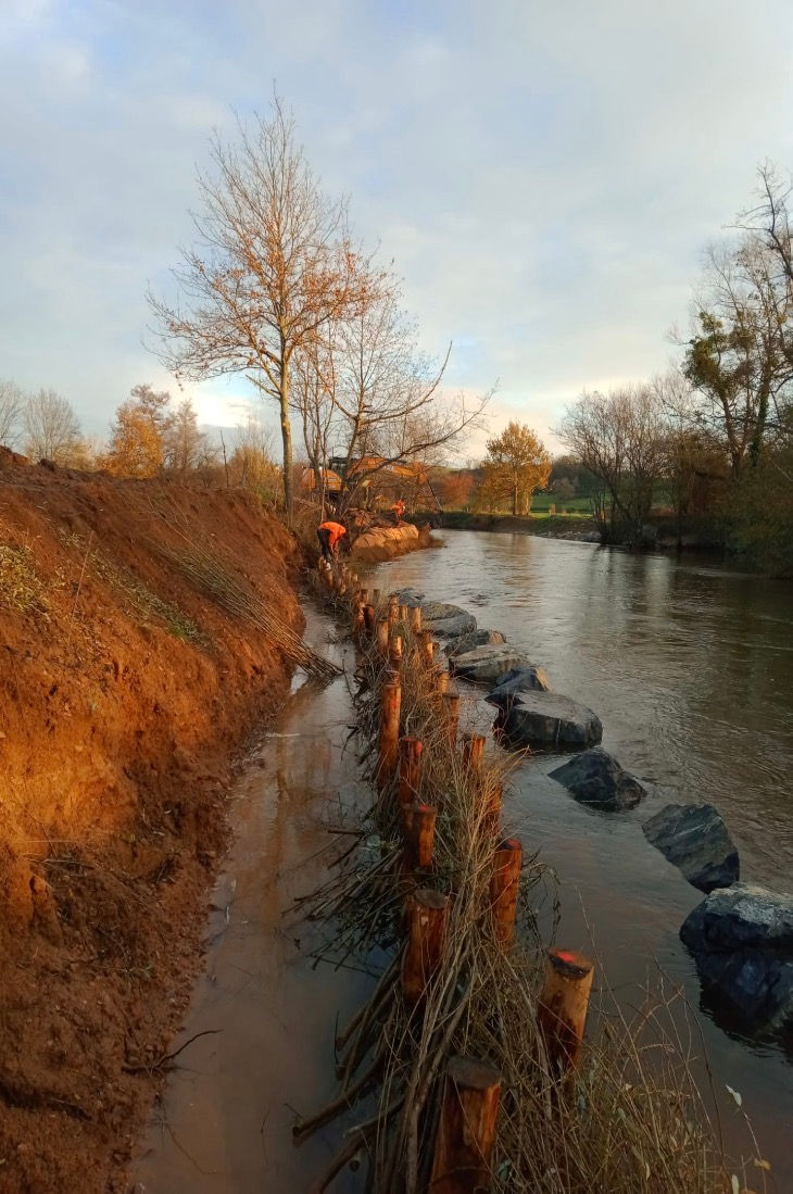 Fascines stabilisation de berges