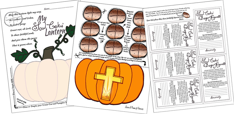 Thumbnail: Halloween Catholic Roots Lesson & Soul Cakes Activity | Timeline - GOOGLE SLIDES