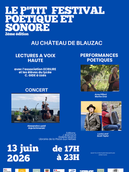Le P'tit Festival Poétique et Sonore 2026