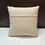 Thumbnail: Floral Embroidered Pillow Cover view of Back Side Zipper closer