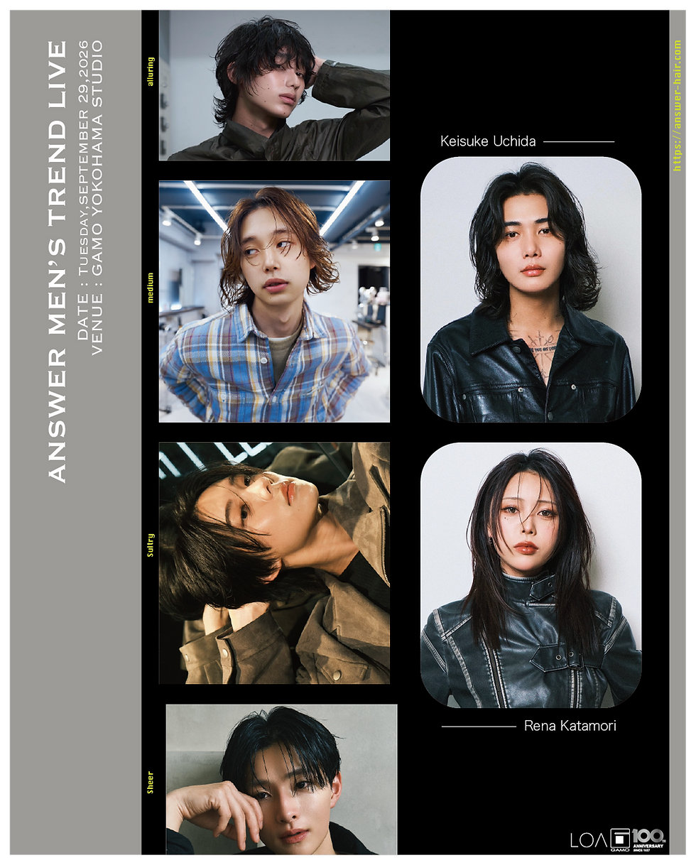【9/29 横浜】ANSWER MEN'S TREND LIVE