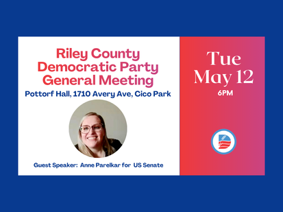 May 12 th. General Meeting and Town Hall with Anne Parelkar