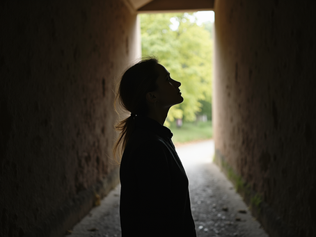 Personne qui réfléchit au sens de sa vie