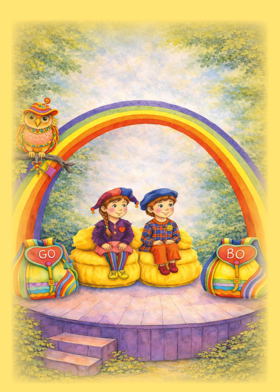 Miniaturbild: Der Weltenlichterbaum und die geheime Mission von Bo und Go den Sternenkindern