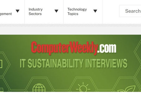 Computer Weekly green sustainable IT header