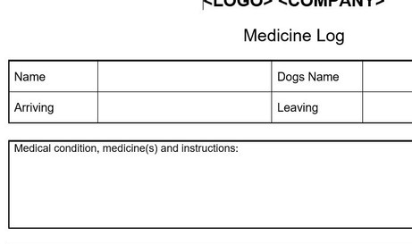 Dog Home Boarding Templates &amp; Form Packs | Waggy Days 4 Dogs | UK
