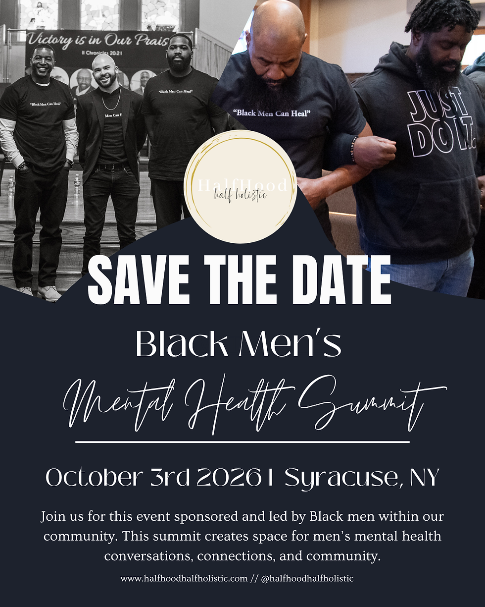 Black Men's Mental Health Summit