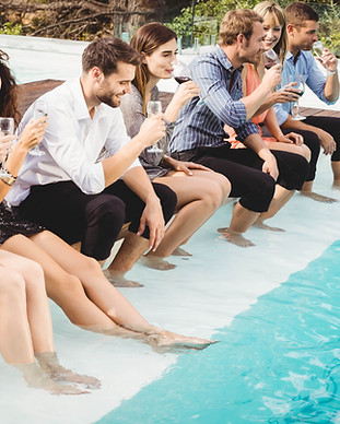 Group Pool Party