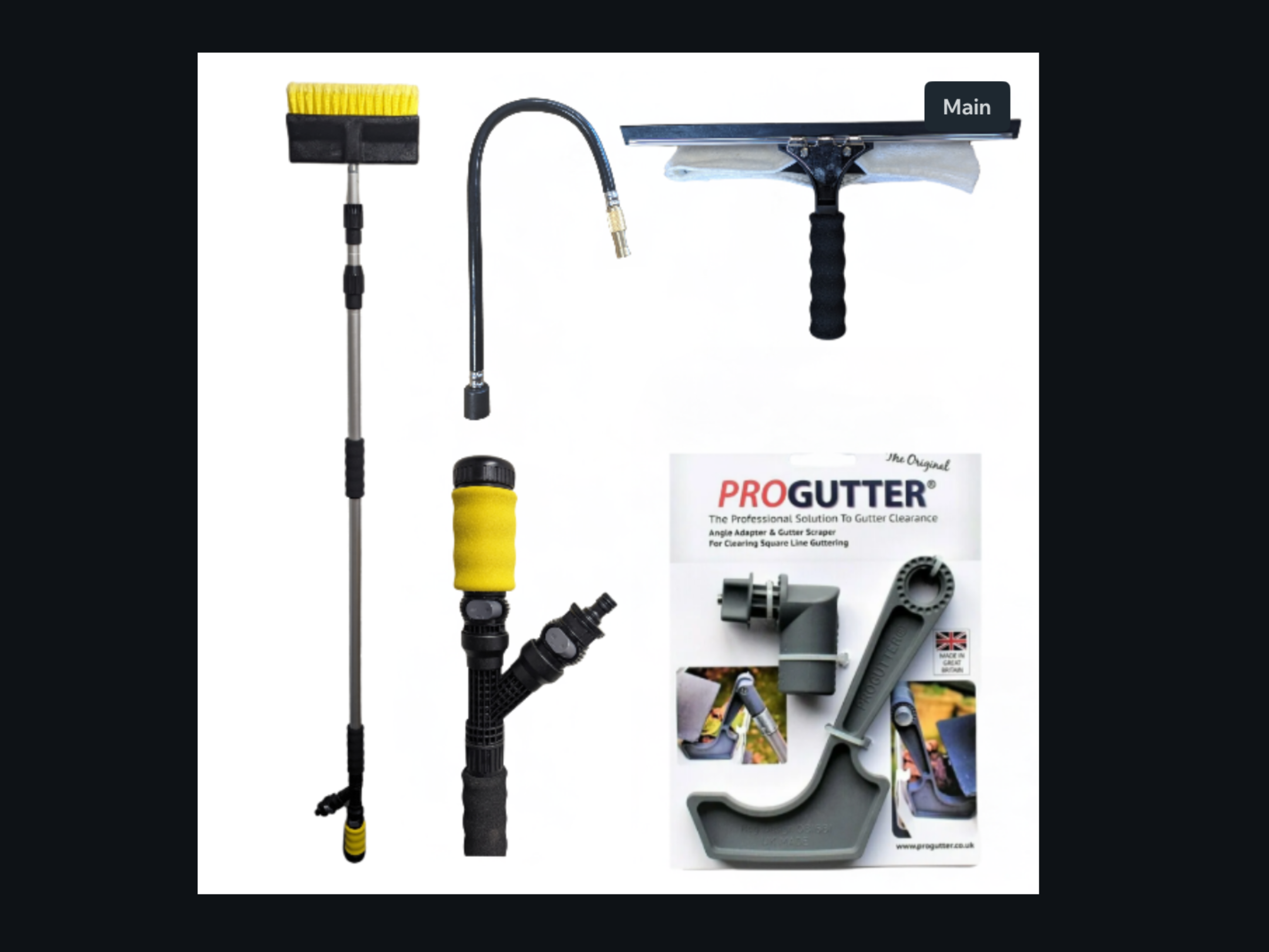 Telescopic Window,Gutter & Fascia Cleaning Brush,The Ultimate Home Care Package