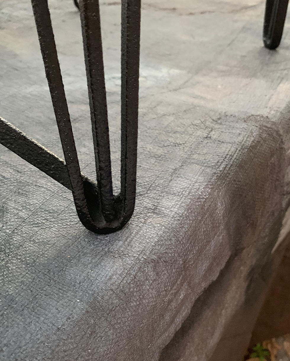 Thumbnail: Whimsical Vintage Hand Crafted Wrought Iron Chair  