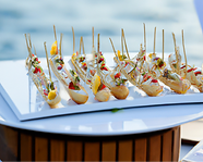 canapes on a boat .png