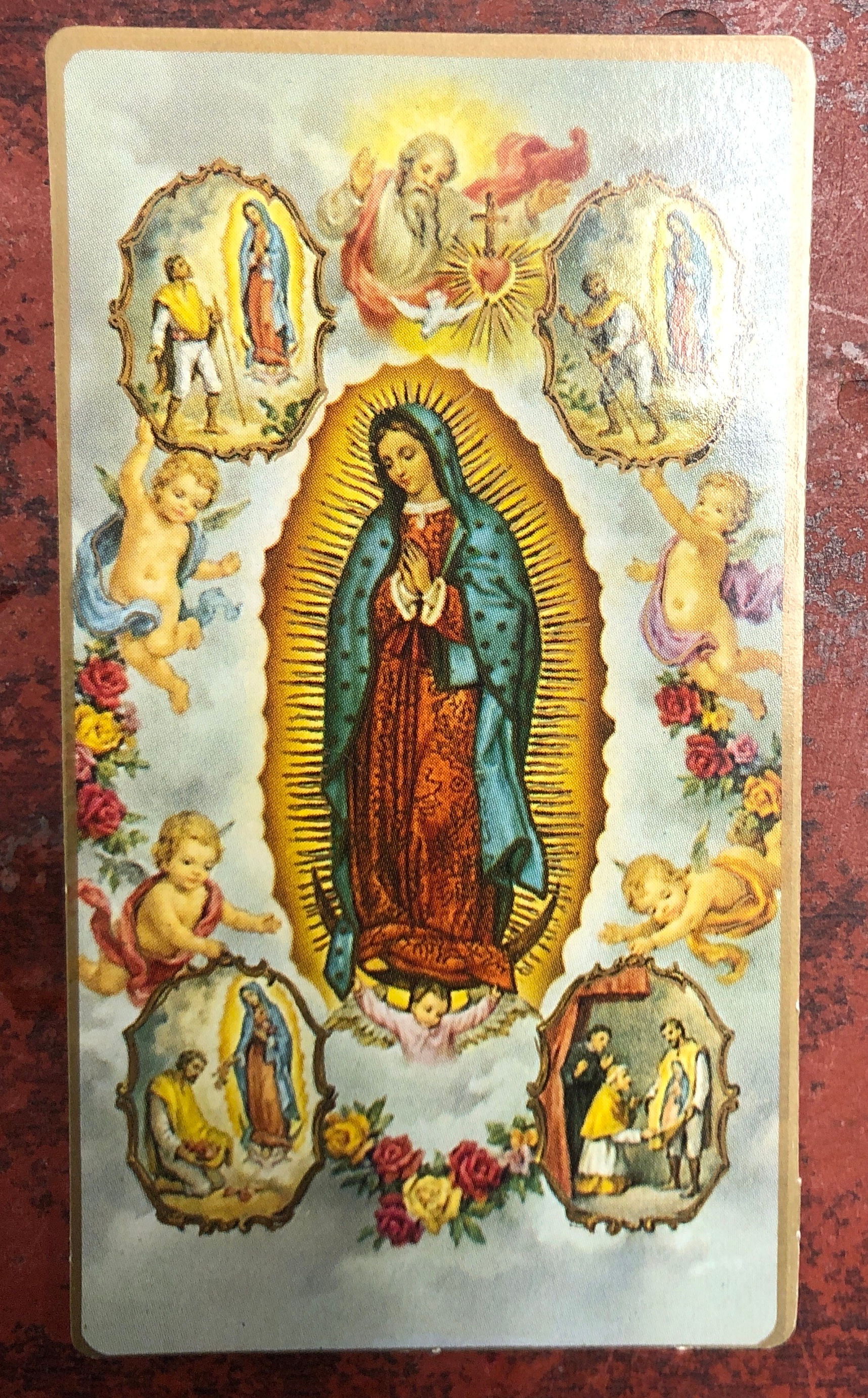 Virgin of Guadeloupe Prayer Card