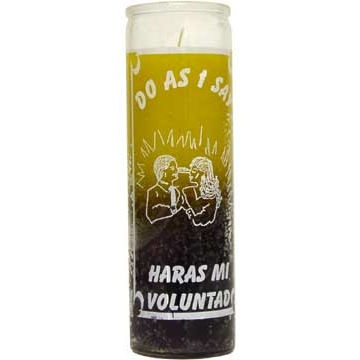 DO AS I SAY / HARAS MI VOLUNTAD 7 DAY GLASS CANDLE