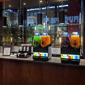Real-fruit slush bar set up for a party in NJ by MG Celebrations