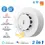 Thumbnail: A smoke and heat detector with wifi humidity sensor functionality, offering a smart wireless smoke detector for your home