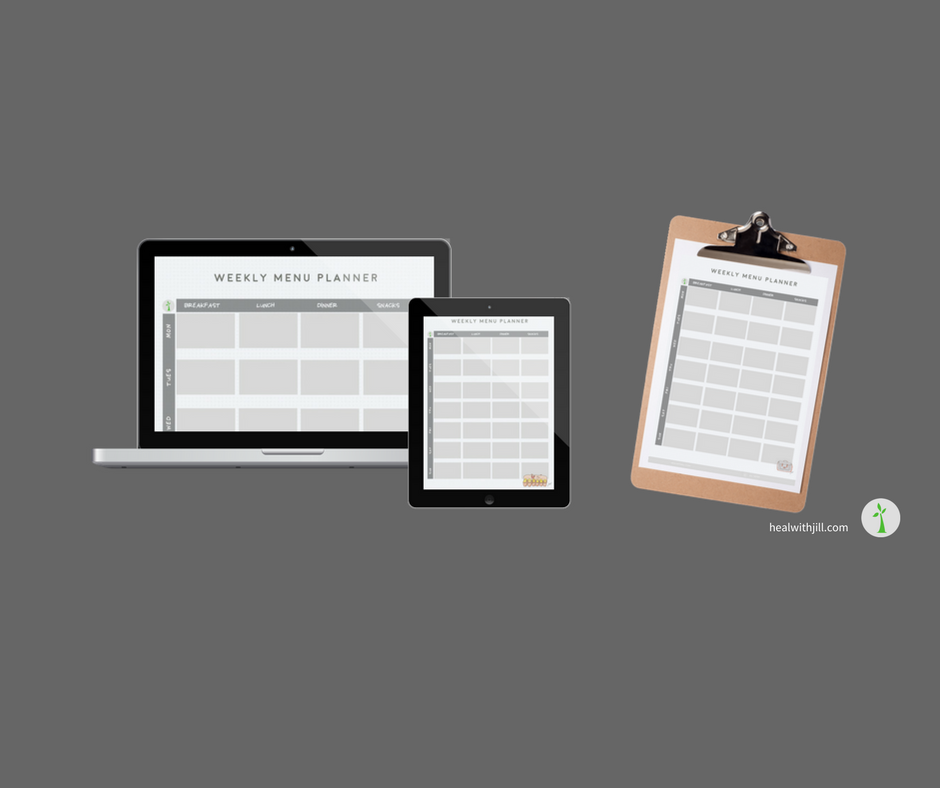 Intuitive Eating Menu Planners