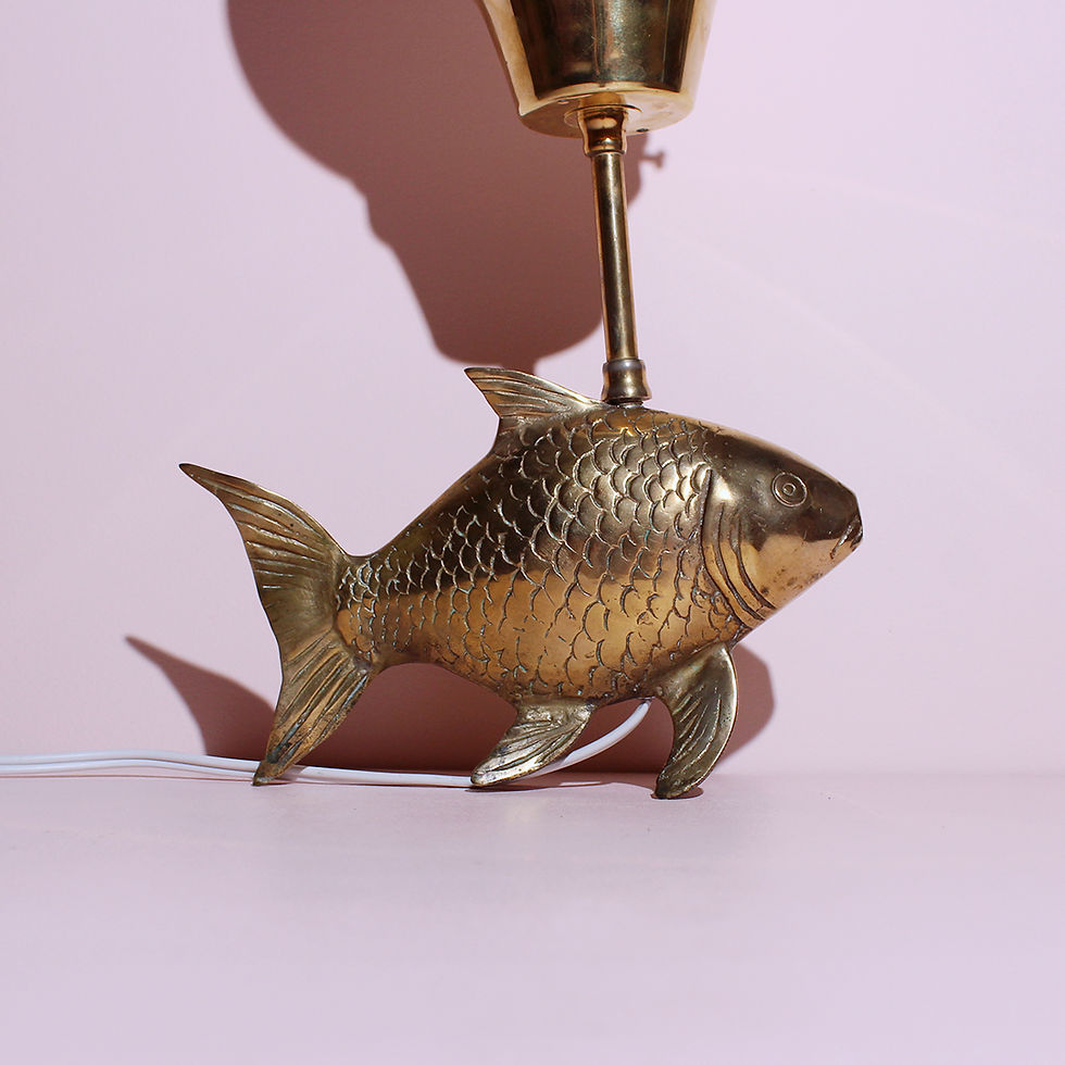 Miniatura: Lámpara con forma de pez