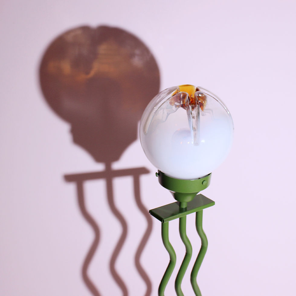 Miniatura: Lámpara ondulada triple