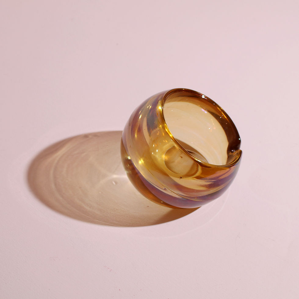 Miniatura: Cenicero esfera de vidrio