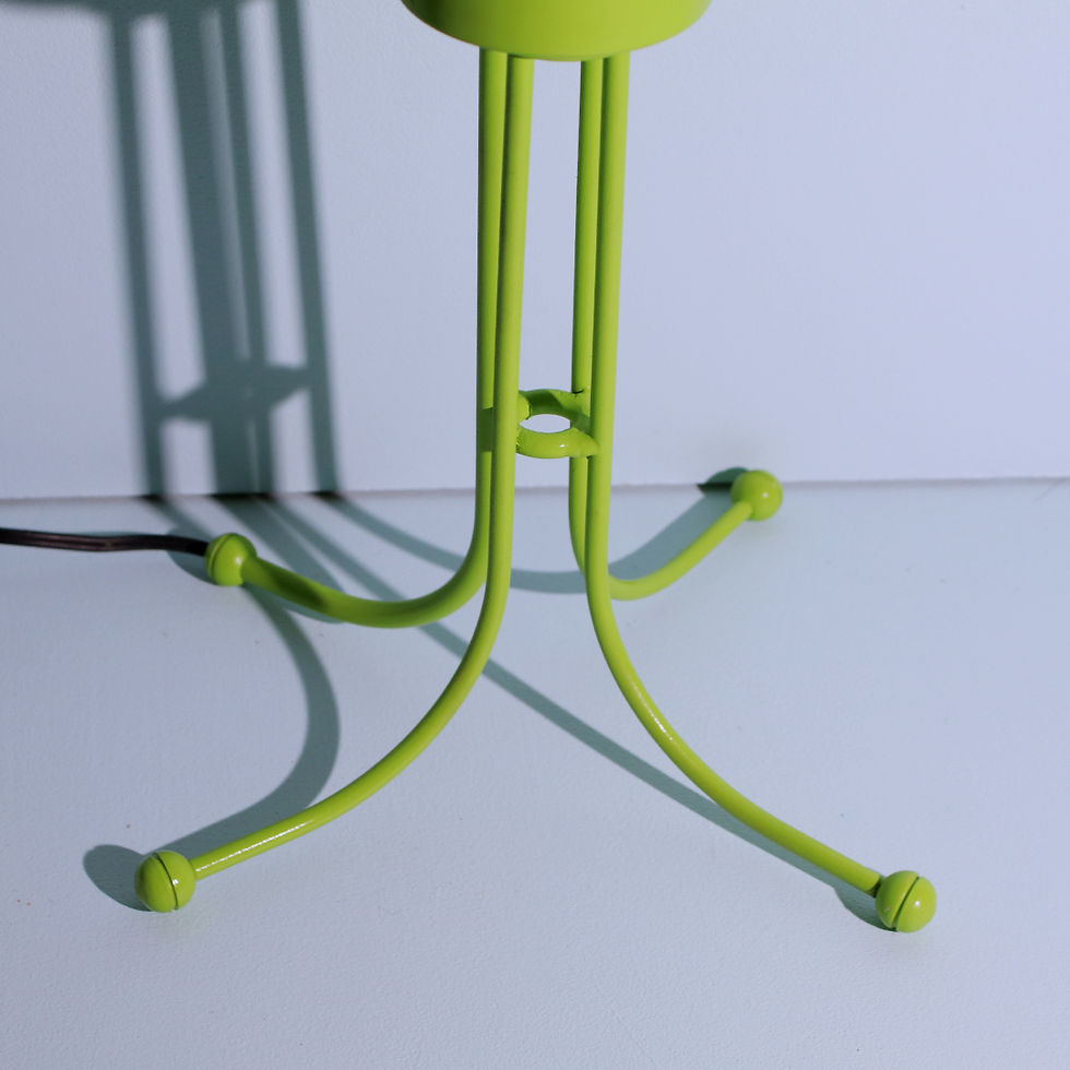 Miniatura: Lámpara verde cuatro patas