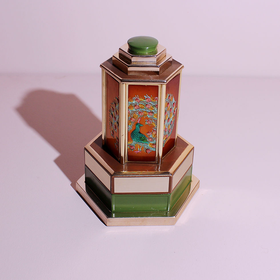 Miniatura: Porta labiales o cigarrera giratoria