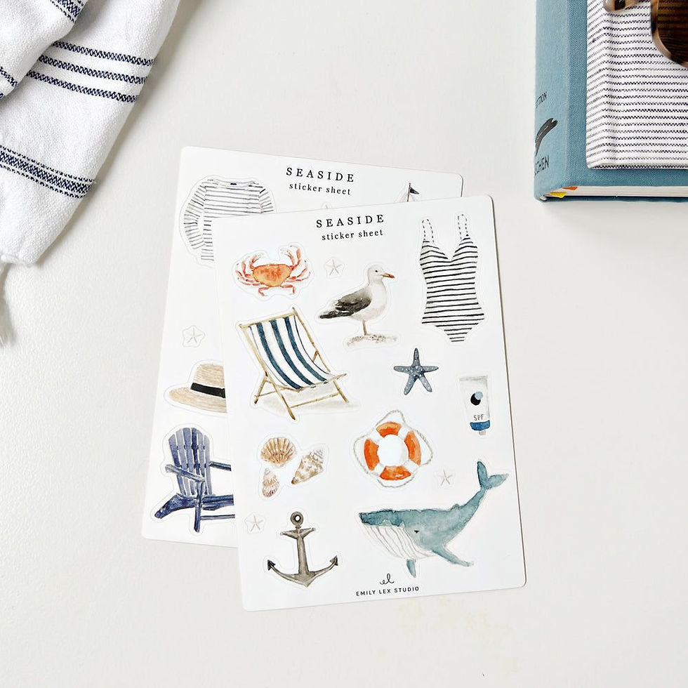 Thumbnail: Seaside Sticker Sheets