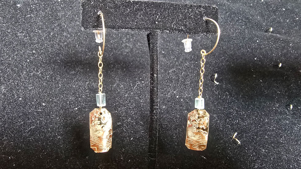 Thumbnail: Sterling silver earrings - handmade, unique jewelry (Kathleen O'Neal