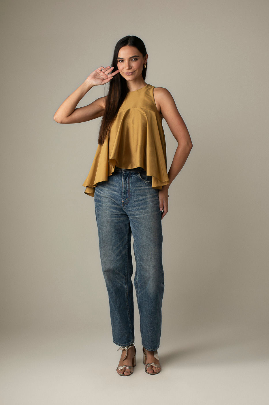 BLUSA TARCILA DOURADO