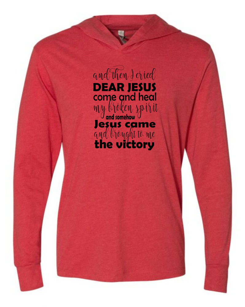 Thumbnail: Victory in Jesus Unisex Triblend T-Shirt Hoodie