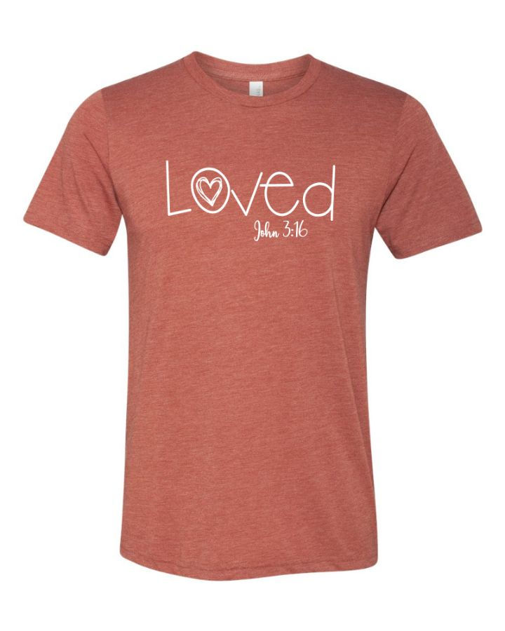 Thumbnail: Loved 2 Unisex Triblend T-Shirt