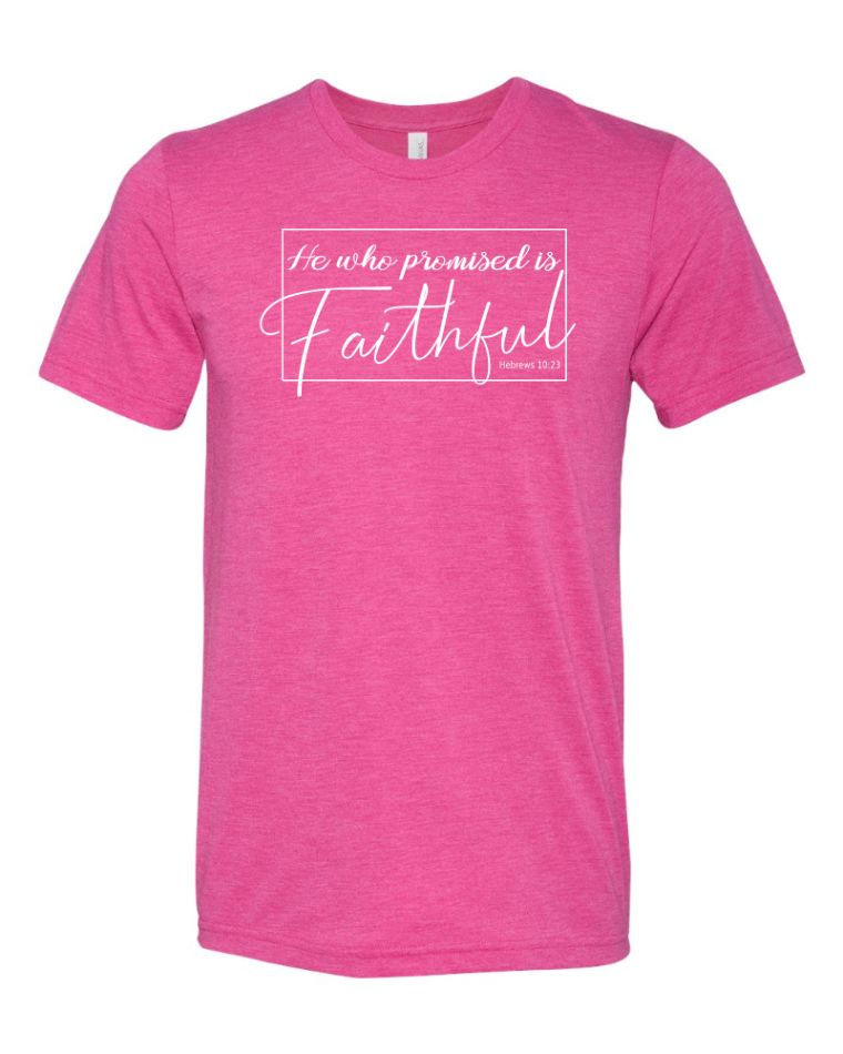 Thumbnail: He Is Faithful Unisex Triblend T-Shirt