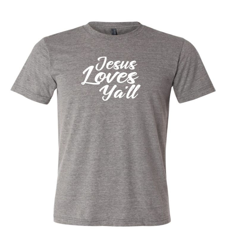 Thumbnail: Jesus Loves Ya'll 2 Unisex Triblend T-Shirt