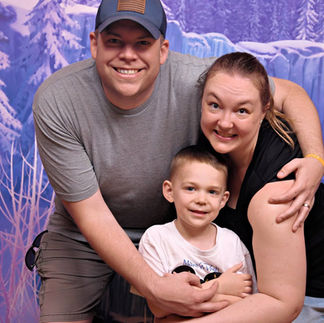 The Norland family during Make-A-Wish trip