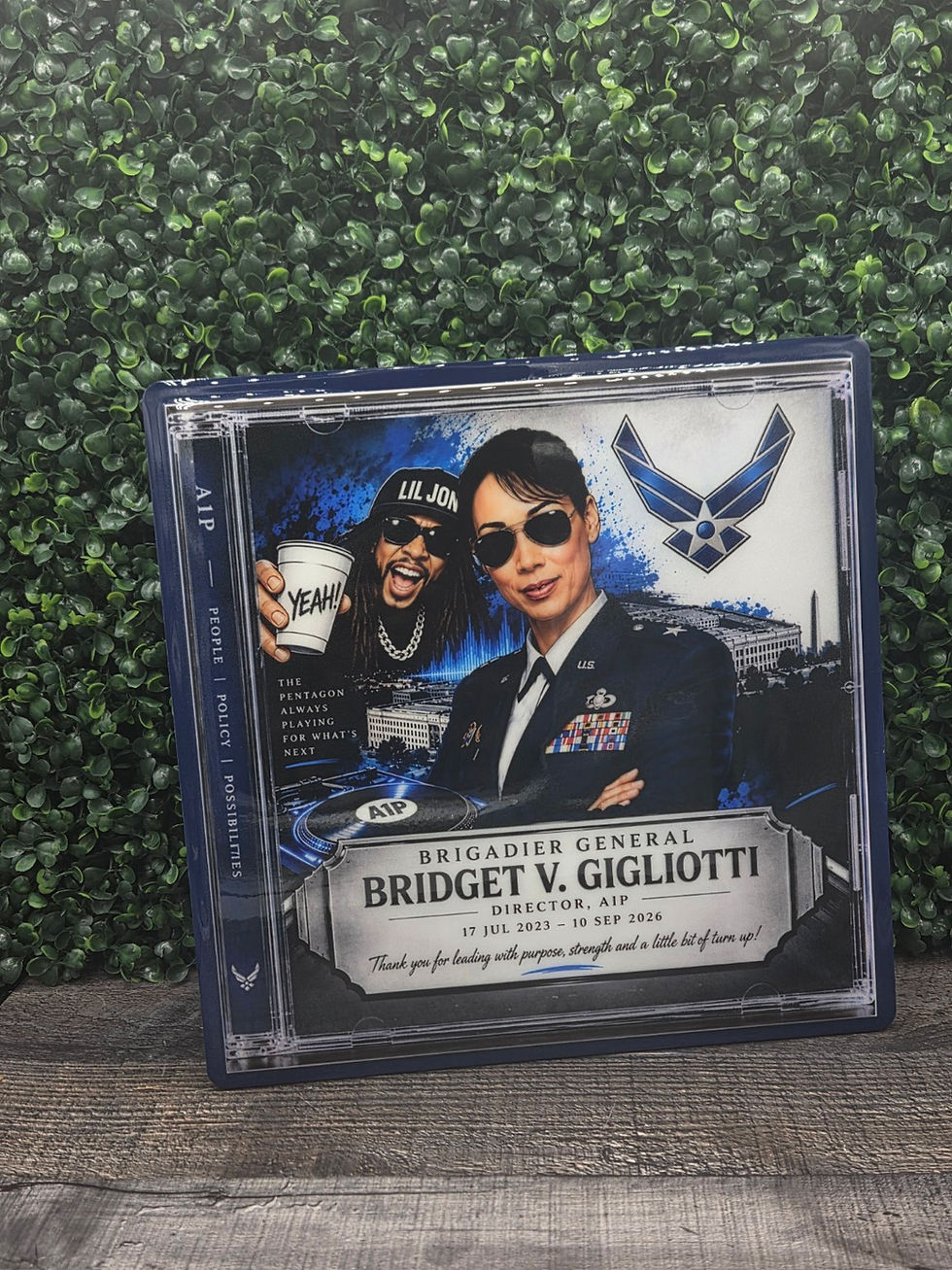 Personalized Military Epoxy Plaque