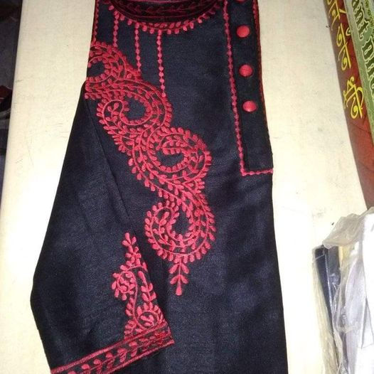 Thumbnail: Child's Silk Fancy Panjabi