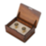 Thumbnail: Ollera Premium Collection Name Initial Alphabet D Letters Cufflinks Gift
