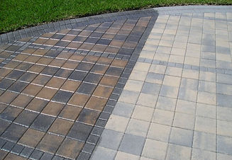 before and after of sealer coat pavers