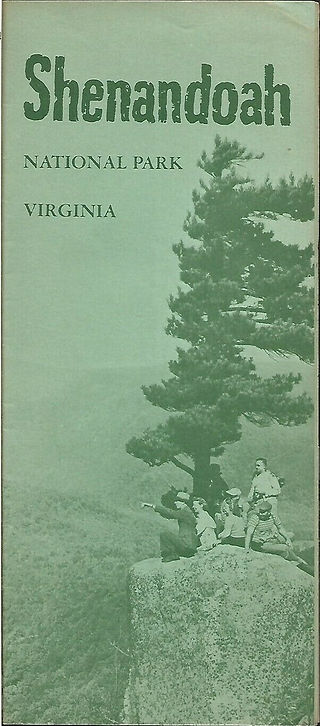 Official 1961 guide to Shenandoah National Park, Virginia.