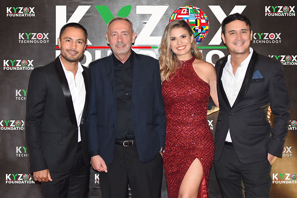 Kyzox innovations partners derek ramsay dr francois martin, priscilla and john estrada