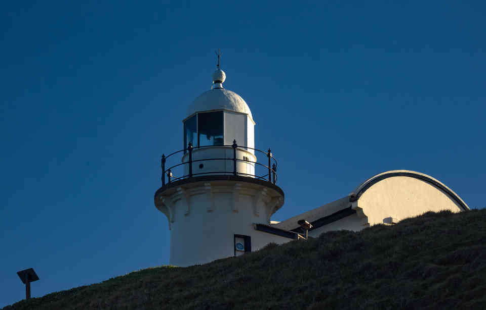 Tacking Point Lighthouse in late afternoon