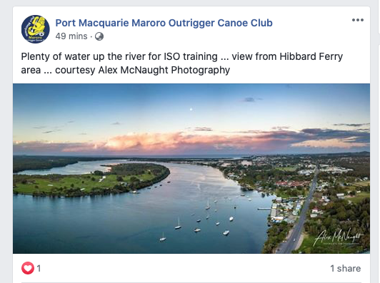 Shared by Port Macquarie Maroro Outrigger Canoe Club