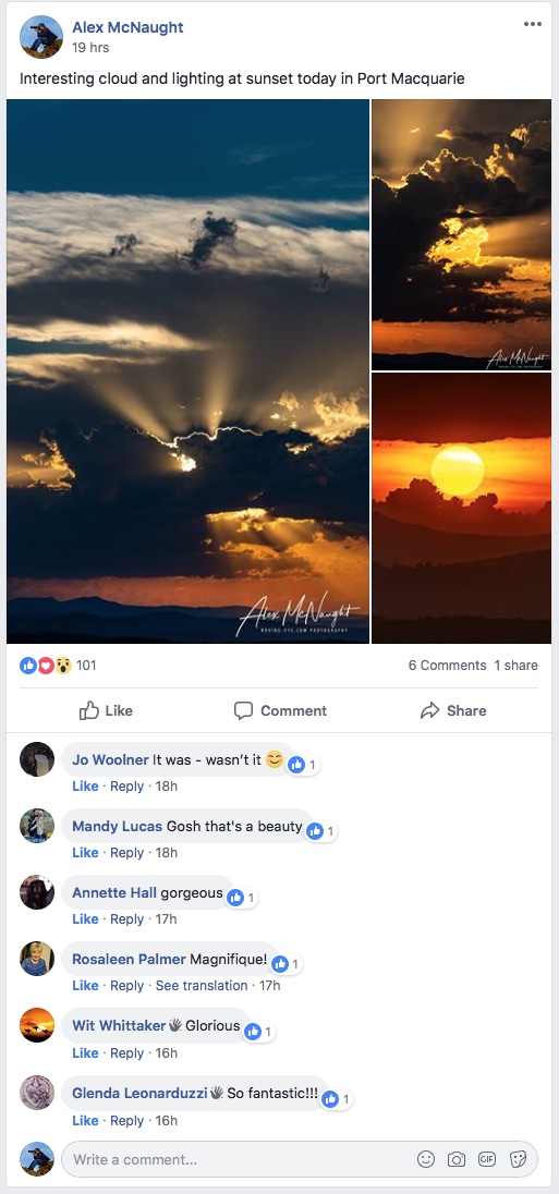 Weather obsessed page