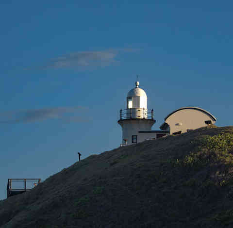 Tacking Point Lighthouse in late afternoon