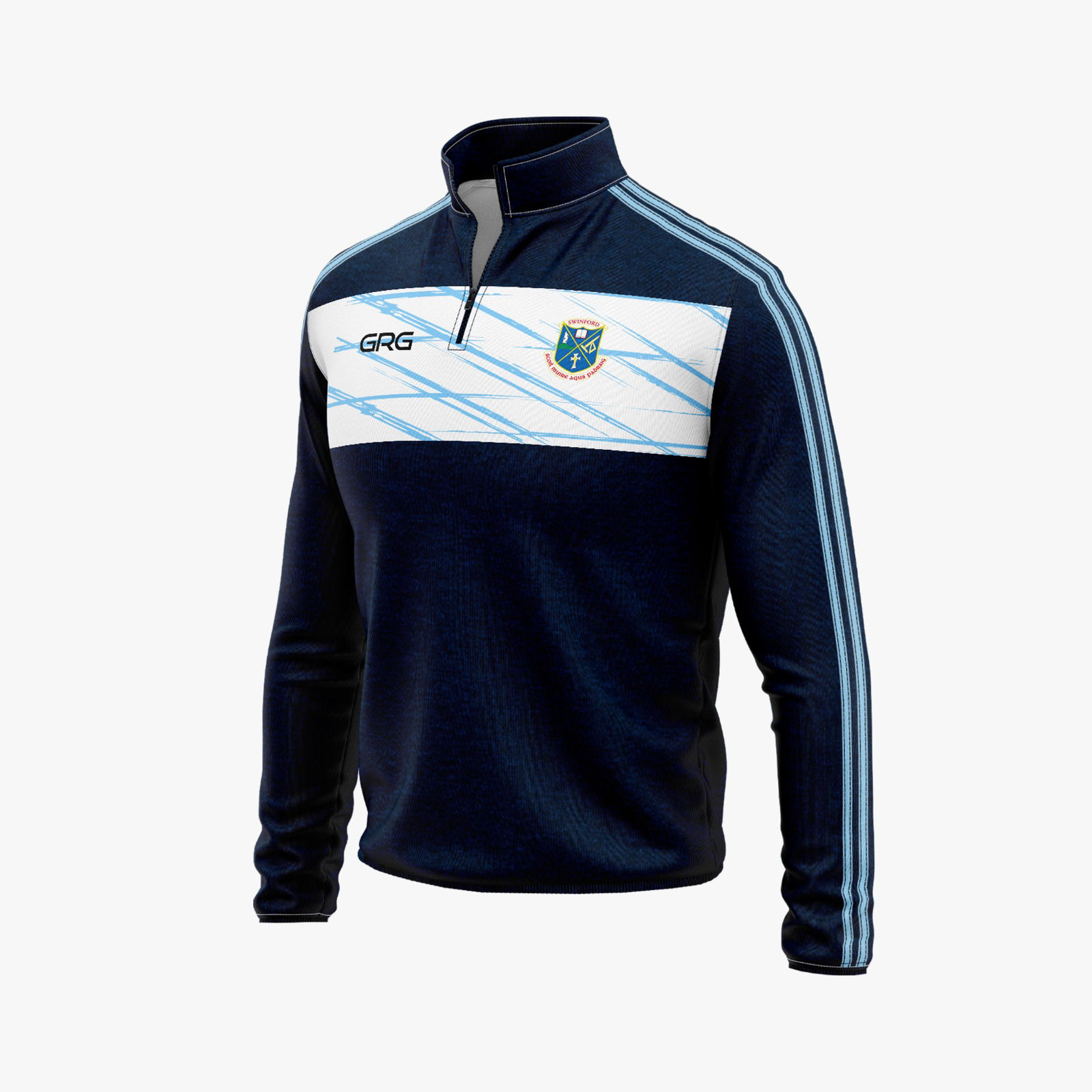 Quarter Zip (Fleece Lined) (No Initials)