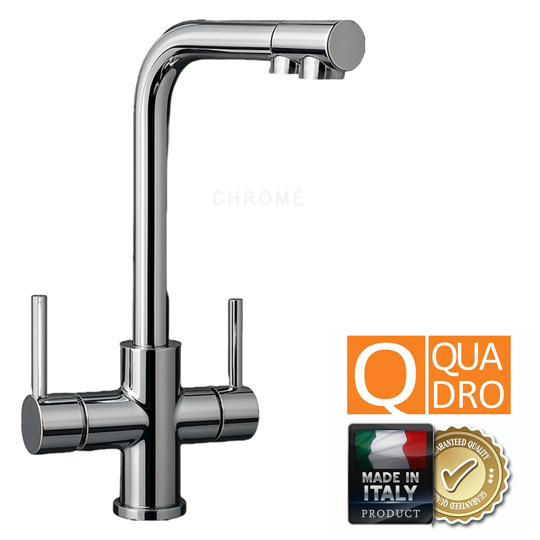 Robinet 3 voies mitigeur QUADRO® Star – by IDEALAQUA®