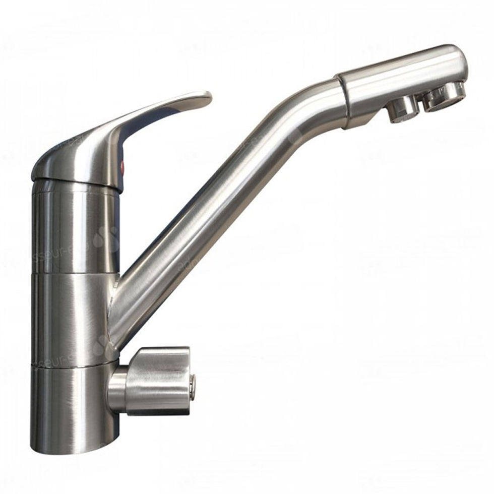 QUADRO mitigeur PM en laiton chromé sans plomb