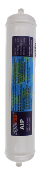 Cartouche en ligne sédiments 10'' x 2'' avec raccords rapides 1/4''
