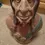 Thumbnail: Huge Native American Hand Carved Painted Wood Indian Sculpture Statue Ornate