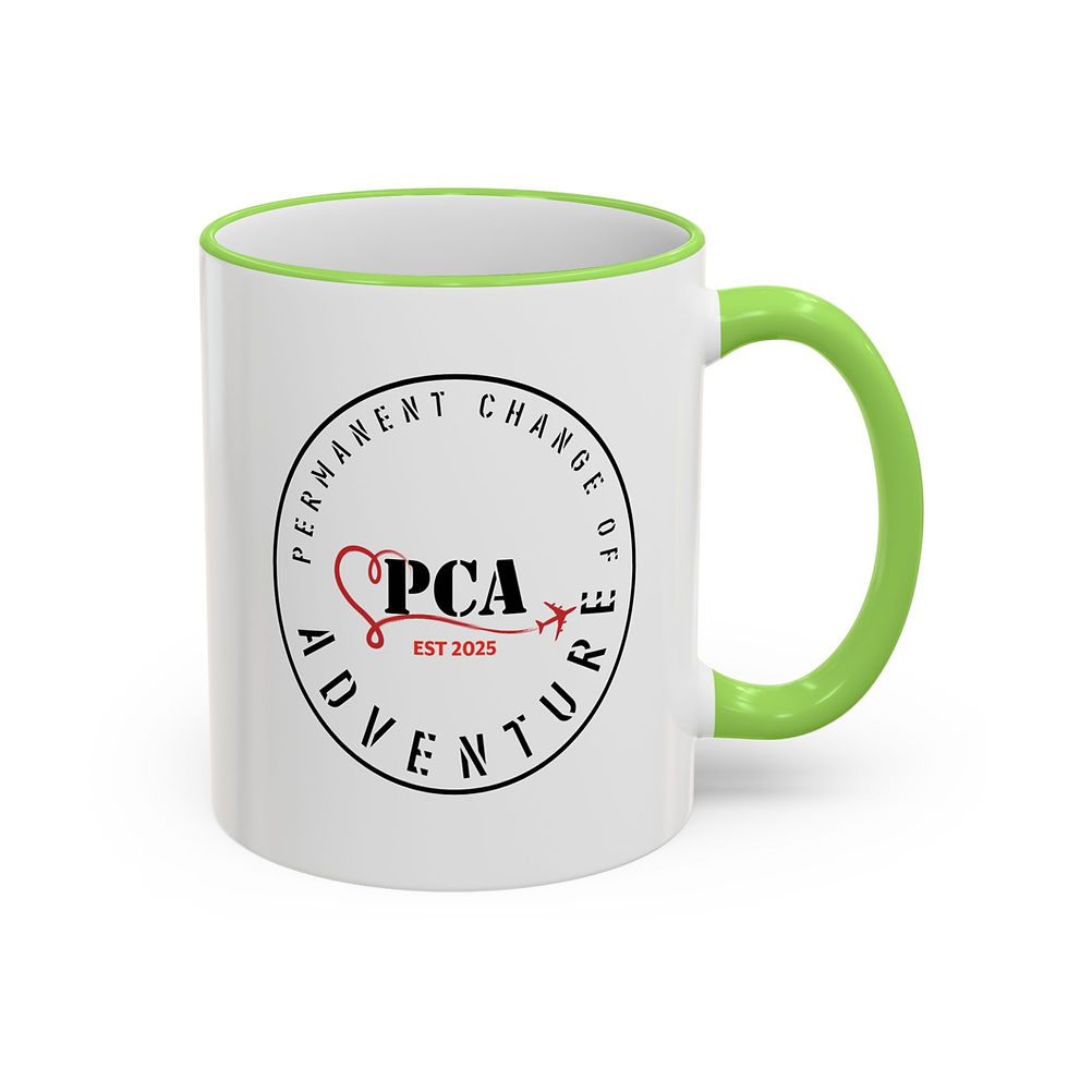 Thumbnail: Permanent Change of Adventure Accent Rim & Handle Mug — 11oz/15oz
